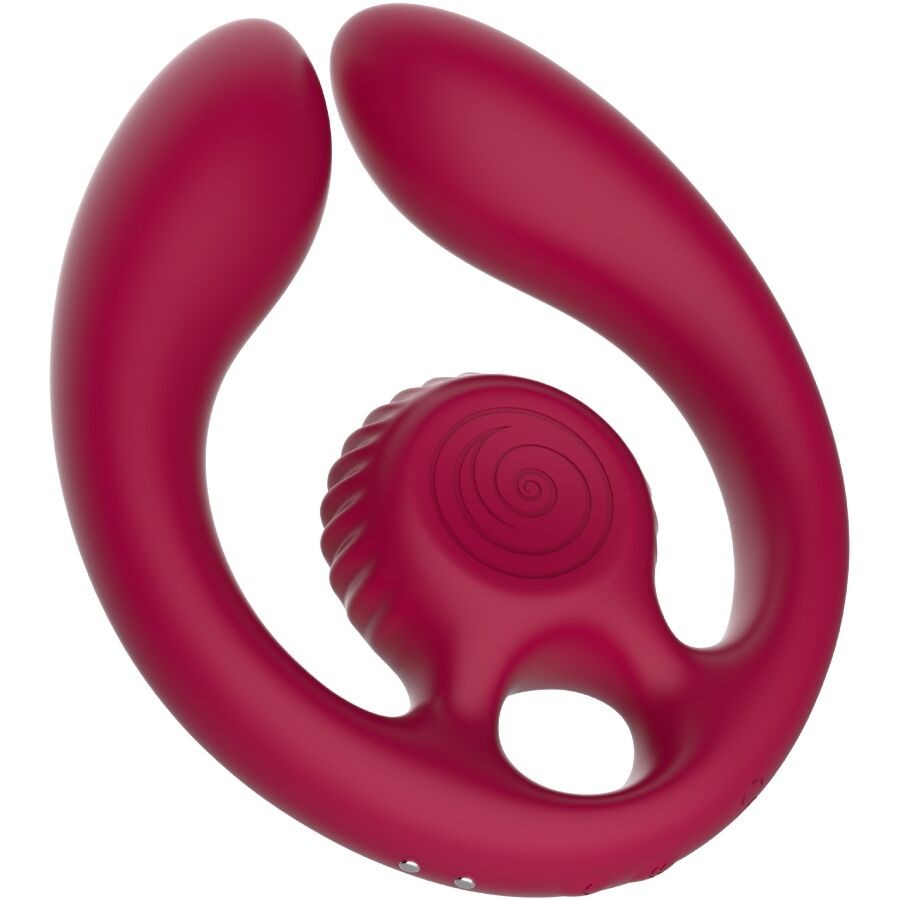 SNAIL VIBE - GIZI DUO STIMULATEUR POUR COUPLES TÃLÃCOMMANDE BOURGOGNE